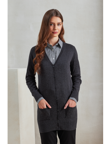 PRE-PR698-Cardigan long pour femme